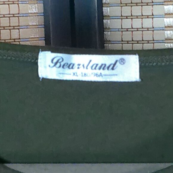 Bearsland Army Green Maternity Short Sleeve Tunic - Picture 2 of 2